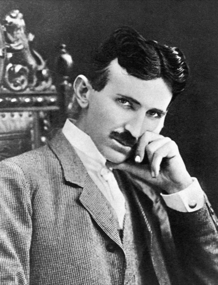 Nikola Tesla portrait